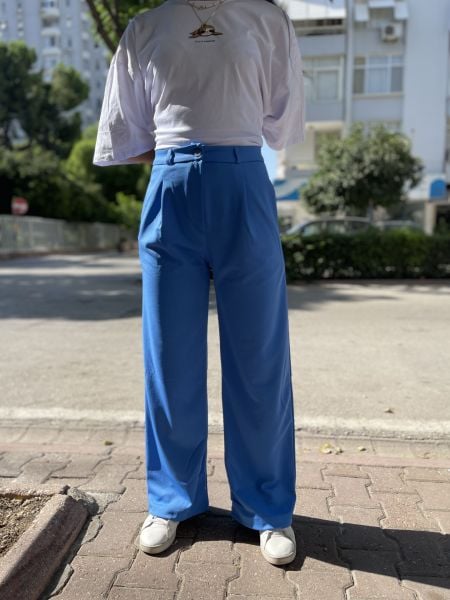 Mavi Kumaş Pantolon